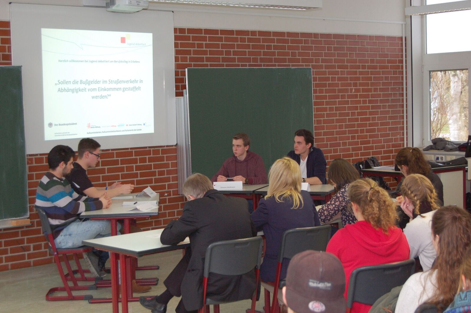 Jugend debattiert am Berufskolleg in Erkelenz